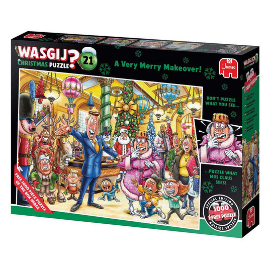 Wasgij christmas 21 legpuzzel - een feestelijke make-over! - 2x1000st.