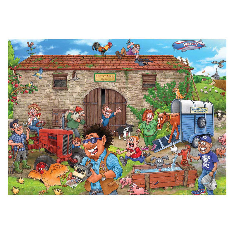 Load image into Gallery viewer, Jumbo wasgij destiny 30 - een gelukkige oogst! - 1000 stukjes puzzel - legpuzzel voor volwassenen - vanaf 12 jaar puzzels
