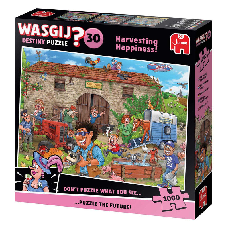 Load image into Gallery viewer, Jumbo wasgij destiny 30 - een gelukkige oogst! - 1000 stukjes puzzel - legpuzzel voor volwassenen - vanaf 12 jaar puzzels

