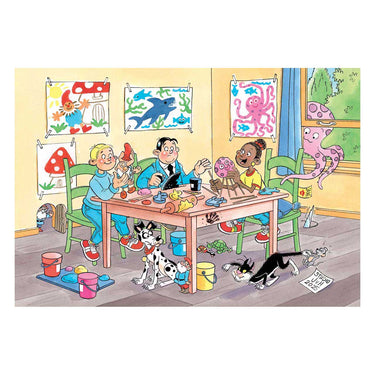Jumbo jan van haasteren junior puzzel 20 creatief met klei 150 stukjes