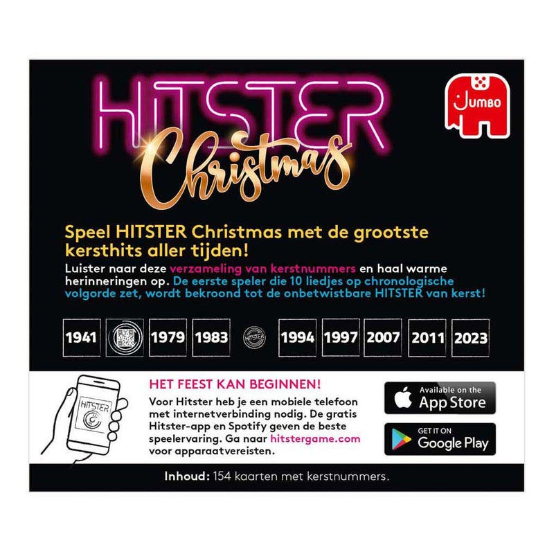 Load image into Gallery viewer, Jumbo hitster christmas – muziekspel uitbreiding – kerstmuziek – kerstliedjes – partyspel – actiespel
