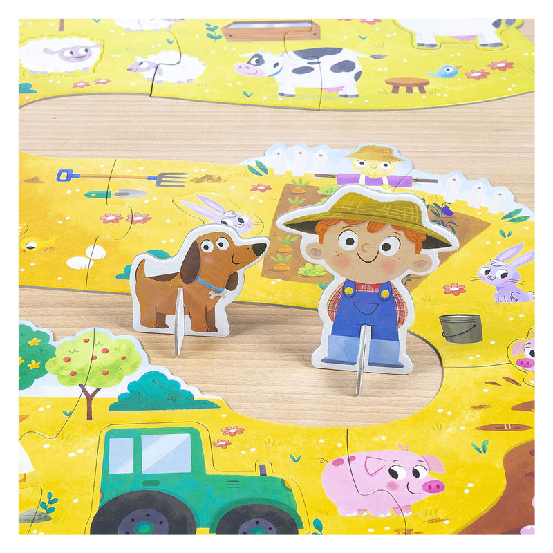 Load image into Gallery viewer, Goula puzzel xxl boerderijdieren
