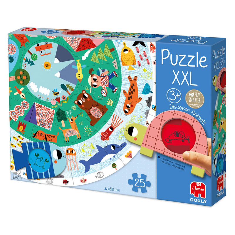 Load image into Gallery viewer, Goula puzzel xxl discover animals
