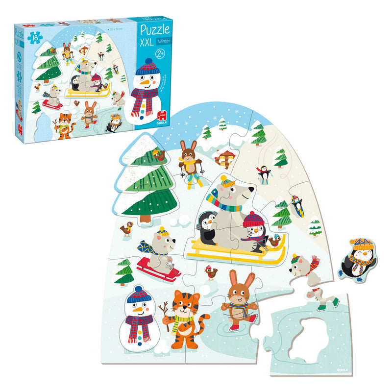 Load image into Gallery viewer, Goula jumbo puzzel xxl winter - 18st.
