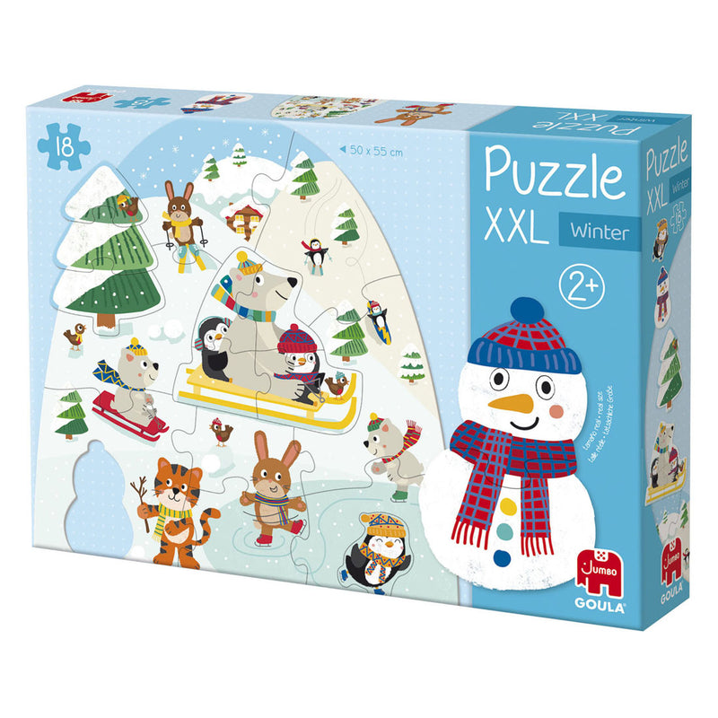 Load image into Gallery viewer, Goula jumbo puzzel xxl winter - 18st.
