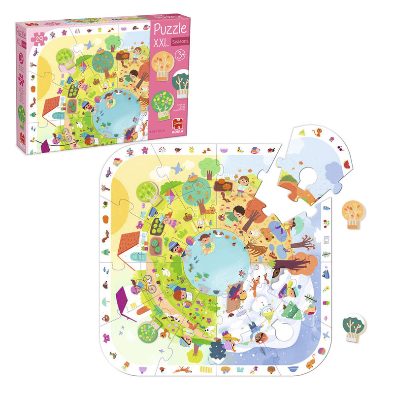 Load image into Gallery viewer, Goula jumbo puzzel xxl seizoenen - 29st.
