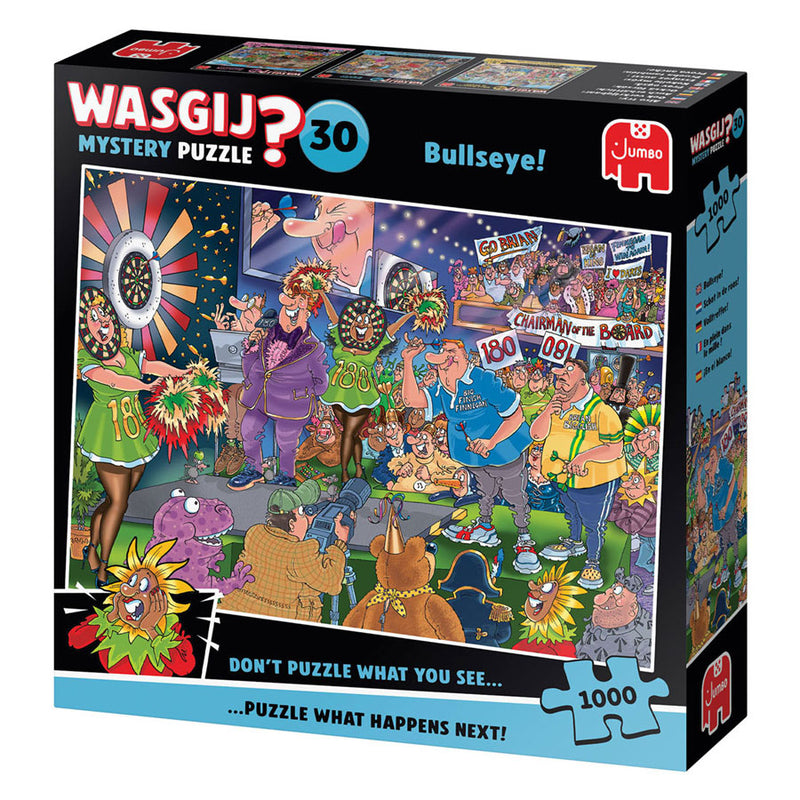 Afbeelding laden in galerijviewer, Jumbo wasgij mystery 30 - schot in de roos! - puzzel - 1000 stukjes
