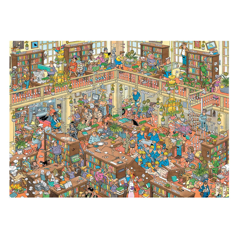 Load image into Gallery viewer, Jumbo puzzel 500xl st. jvh - de bibliotheek
