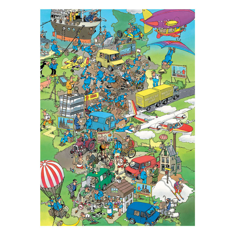 Load image into Gallery viewer, Jumbo puzzel 1000 st. jvh oldtimers - pakketstress!
