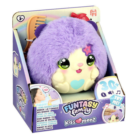 Funtasy family jumbo kiss-meez hamster - interactieve knuffel