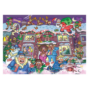 Jumbo wasgij christmas 22 legpuzzel - niet zo'n stille nacht! - 2x1000st.