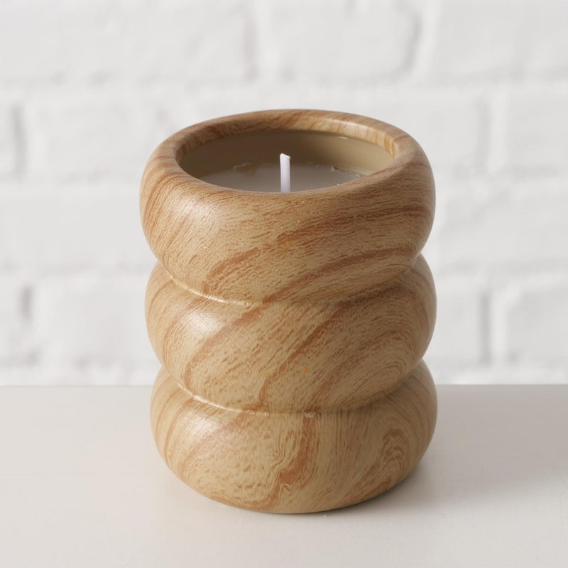 Load image into Gallery viewer, Boltze home kaars in pot leano dolomiet h7,5xø6,5cm
