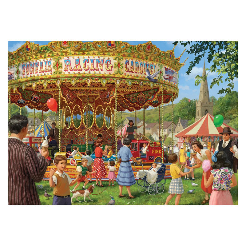 Load image into Gallery viewer, Falcon puzzel - legpuzzel 1000 stukjes - the carousel - multicolor.
