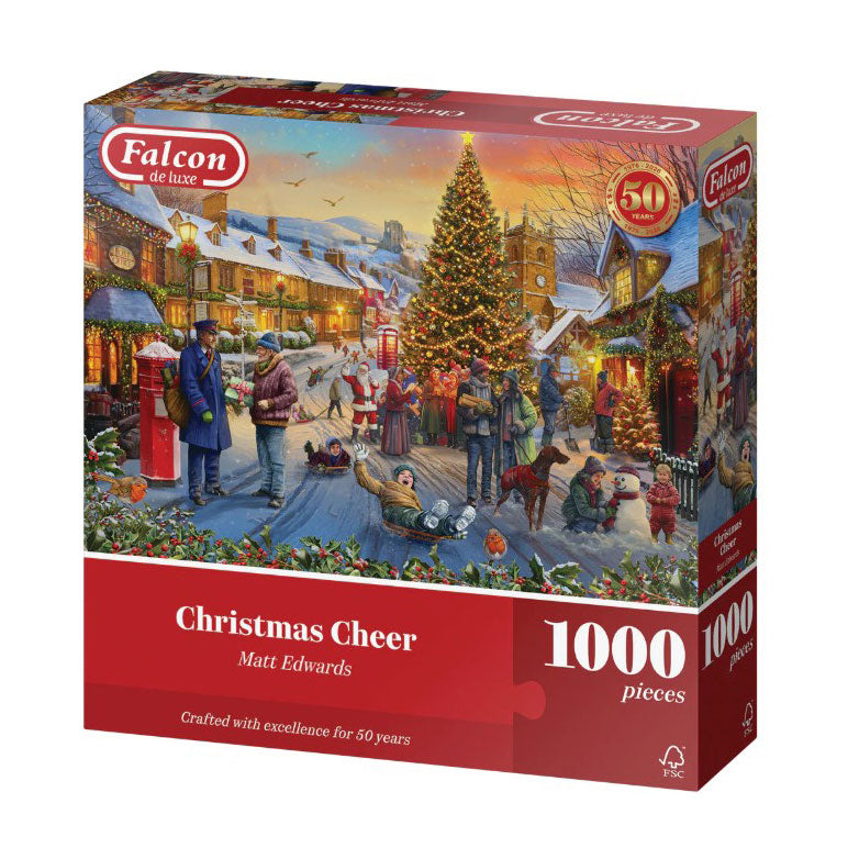 Load image into Gallery viewer, Jumbo falcon christmas kerstpuzzel - 1000st.
