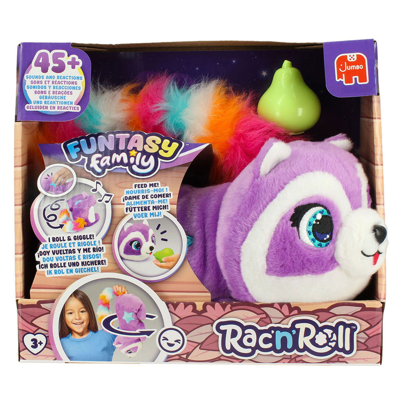 Load image into Gallery viewer, Funtasy family jumbo rac'n'roll interactieve rollende knuffel
