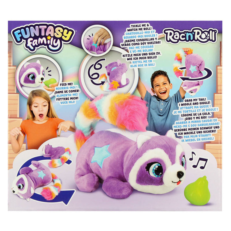 Load image into Gallery viewer, Funtasy family jumbo rac'n'roll interactieve rollende knuffel
