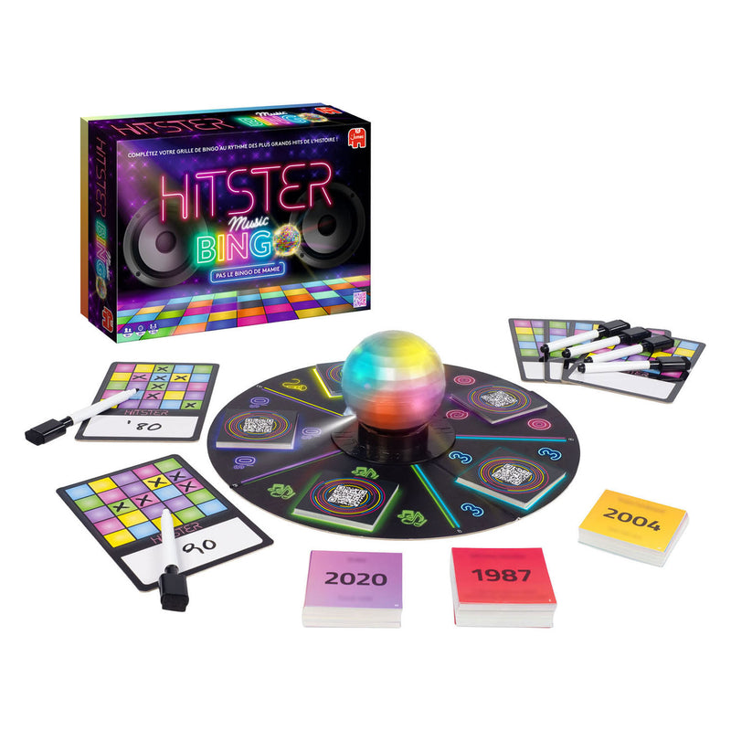 Load image into Gallery viewer, Hitster jumbo bingo gezelschapsspel
