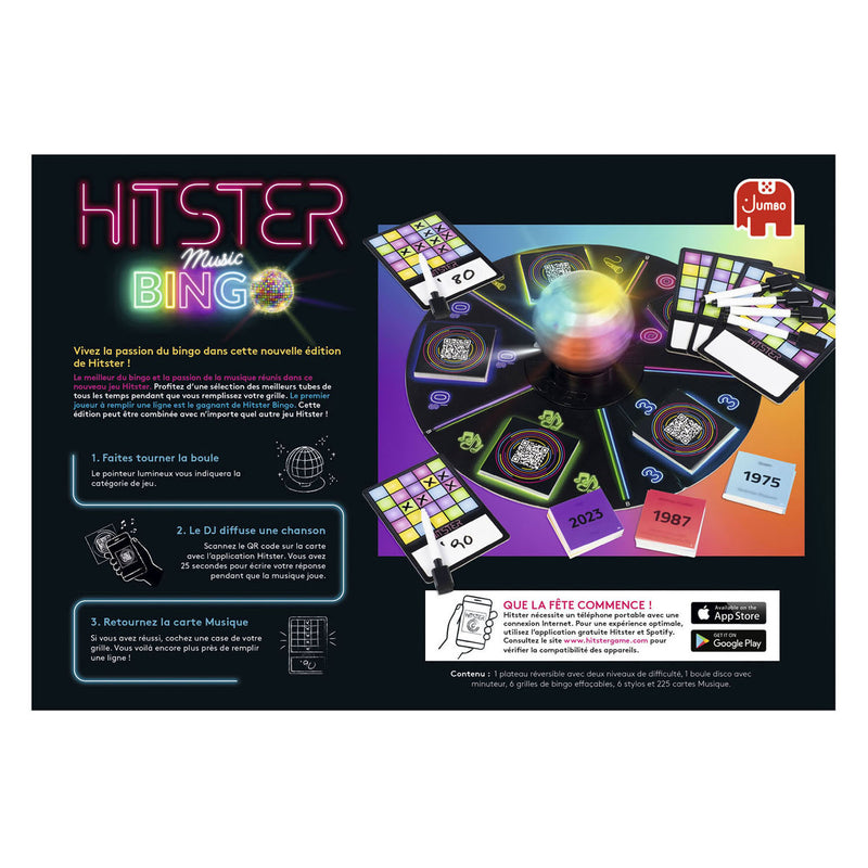 Load image into Gallery viewer, Hitster jumbo bingo gezelschapsspel
