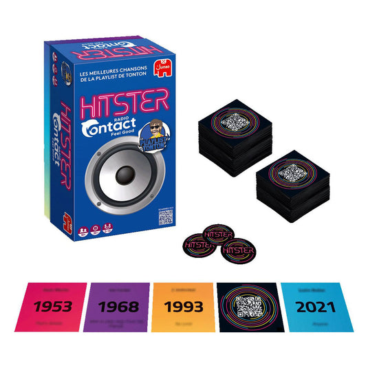 Hitster jumbo radio contact muziekspel