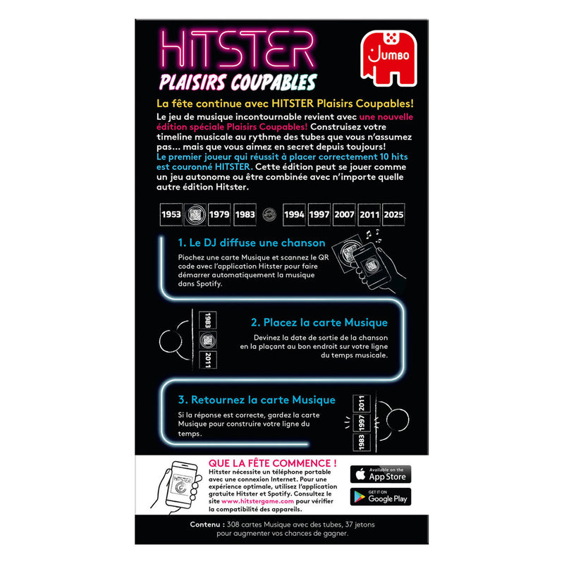 Load image into Gallery viewer, Hitster jumbo guilty pleasures muziekspel
