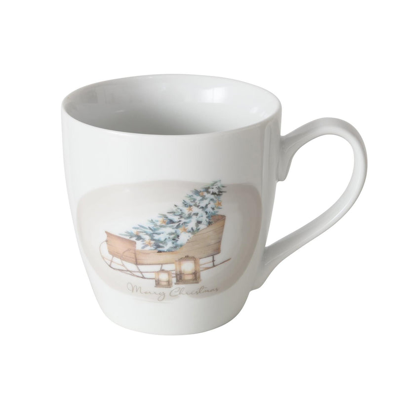 Load image into Gallery viewer, Boltze home jumbo-mok sleigh 480 ml porselein
