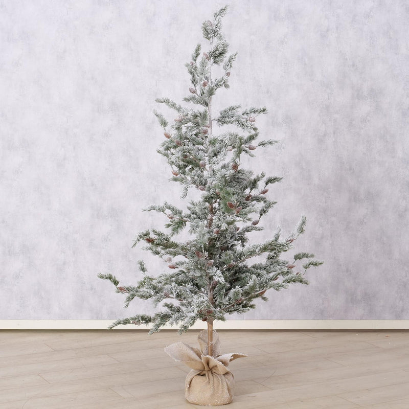 Load image into Gallery viewer, Boltze home kerstboom kiefer h180cm, ijzer, polyethyleen, jute
