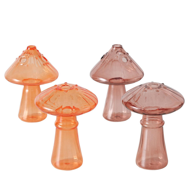 Load image into Gallery viewer, Boltze home vaas paddenstoel glas h10,5 cm
