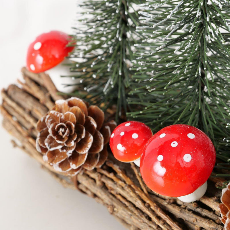 Load image into Gallery viewer, Boltze home kersttafereel met kerstbomen h17cm
