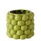 Boltze home bloempot lime dia16x14cm porselein groen