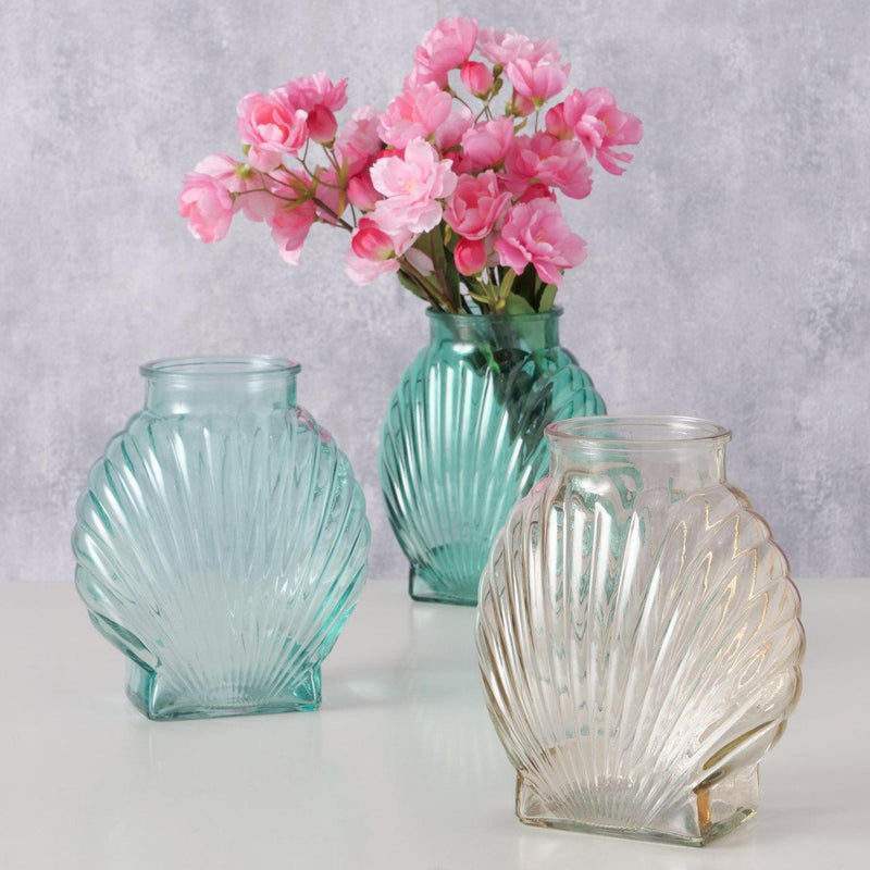 Load image into Gallery viewer, Boltze home vaas coqua glas 16x10x18cm
