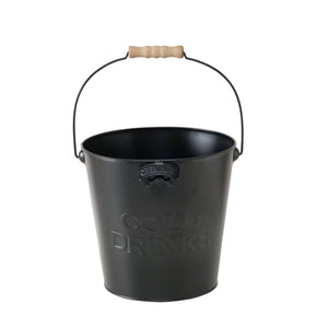 Boltze home bierkoeler emmer met opener metaal ø25xh22cm