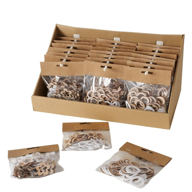 Load image into Gallery viewer, Boltze home strooi decoratie hout pasen 48-delig
