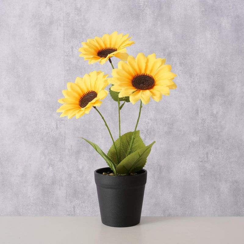 Load image into Gallery viewer, Boltze home kunstplant zonnebloem 33cm
