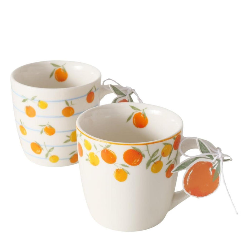 Afbeelding laden in galerijviewer, Boltze home mok sinaasappel 250ml porselein dia8x7,9cm in 2 uitvoeringen
