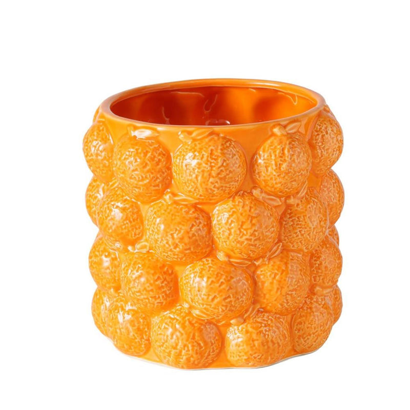 Load image into Gallery viewer, Boltze home bloempot sinaasappel h15cm
