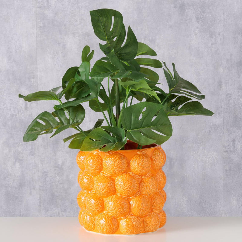 Load image into Gallery viewer, Boltze home bloempot sinaasappel h15cm

