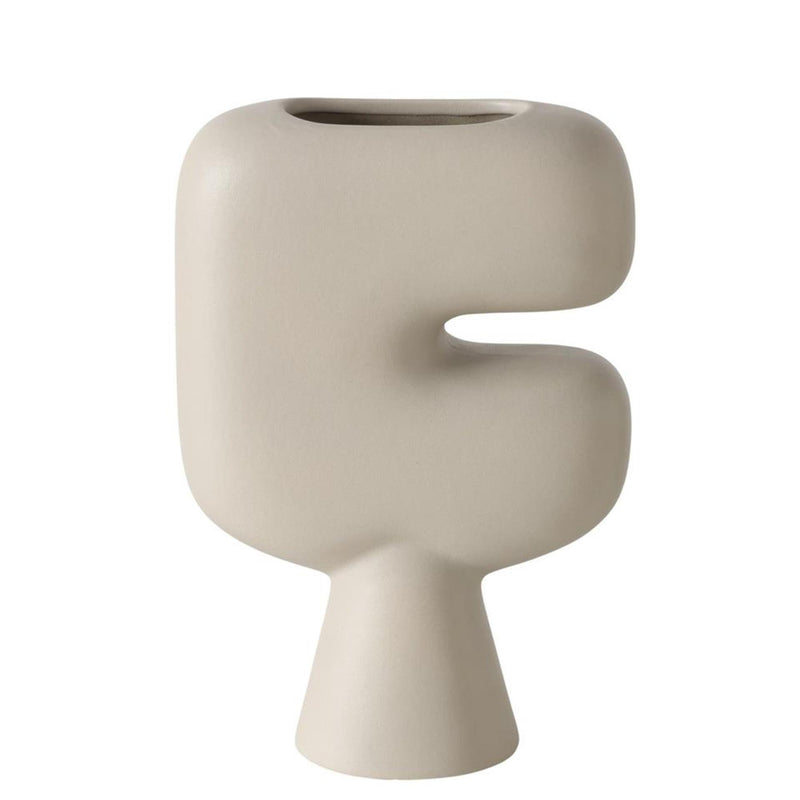 Load image into Gallery viewer, Boltze home vaas pasu h22,8cm beige
