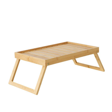 Boltze home bed-dienblad gobi 66x31,5x20,5cm bamboe