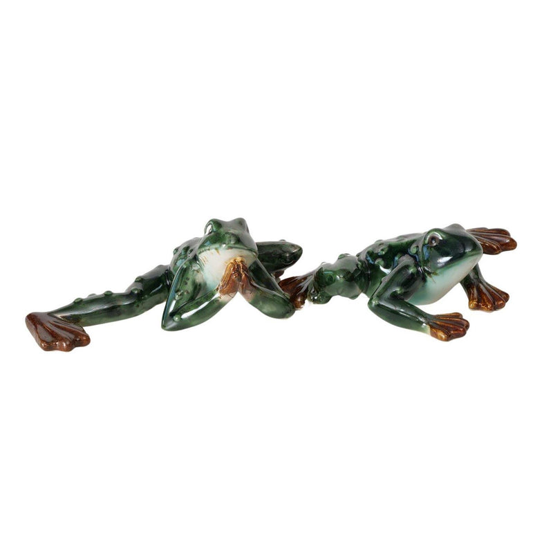 Load image into Gallery viewer, Boltze home beeldje beeld kikker frido 20x13x6,5cm
