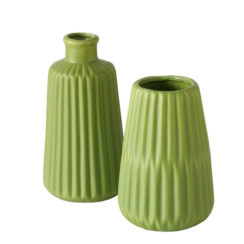 Load image into Gallery viewer, Boltze home vaas esko h17cm groen
