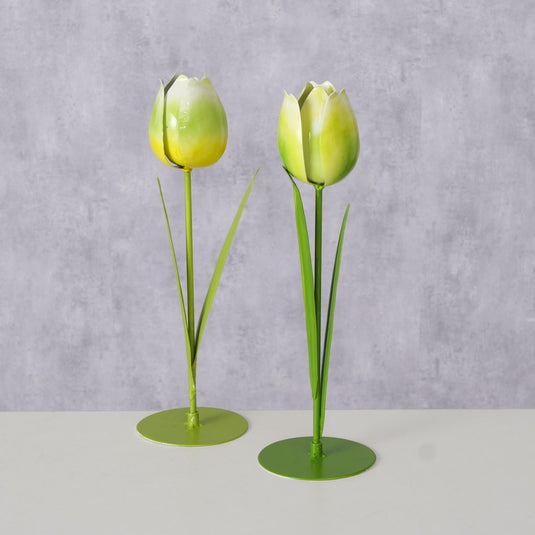 Boltze home beeld tulp h25cm tuliano dia8x25cm ijzer