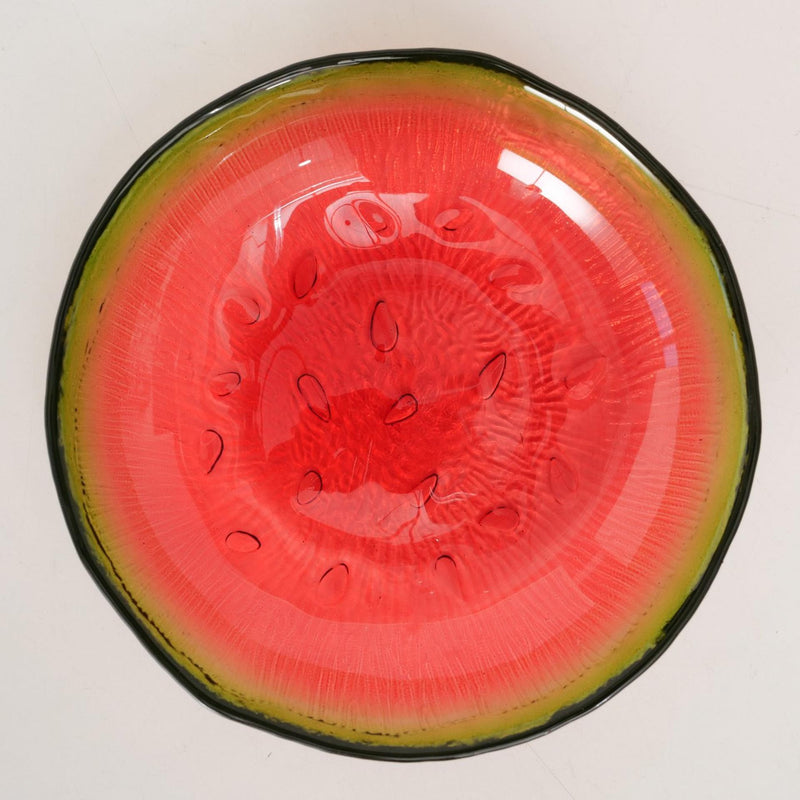 Load image into Gallery viewer, Boltze home schaal glas fruity h3,5cm, d 16cm meloen
