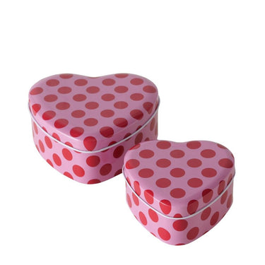 Boltze home blik ladina hartvorm set a 2 stuks