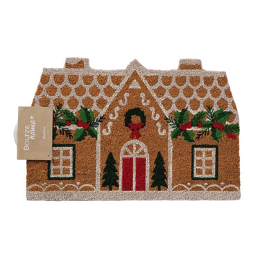 Boltze home deurmat julehus kokos 60x40cm