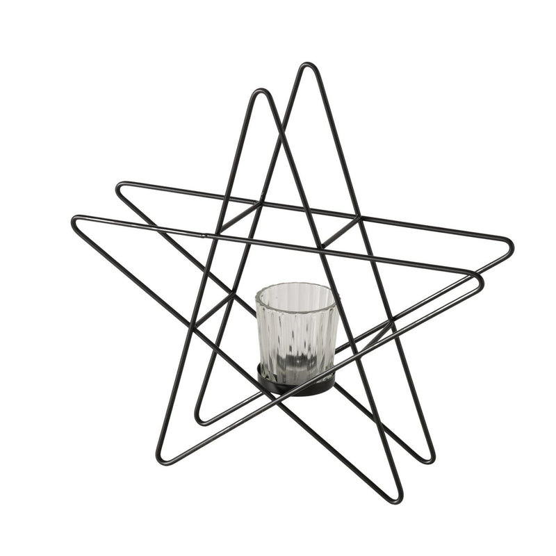 Load image into Gallery viewer, Boltze home windlicht ster 29,5x27,5cm
