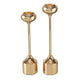 Boltze home kandelaarset donus goud 2-delig ã˜3,2-8,2xh32,5-36,5cm