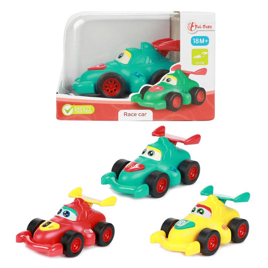Toi-toys toi toys little stars raceauto cartoon met frictie