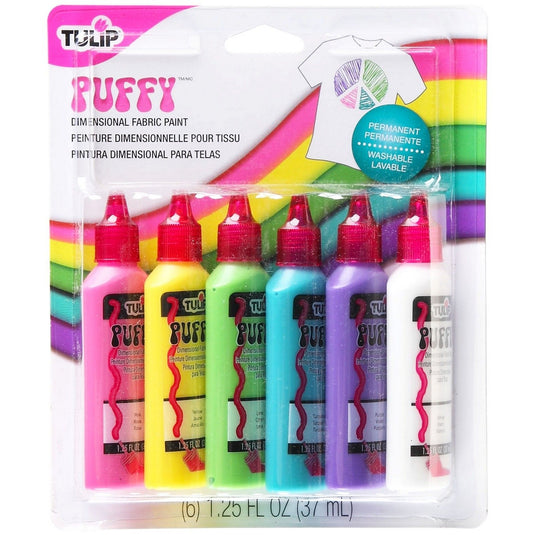 Tulip • 3d textielverf 37ml puffy 6st.