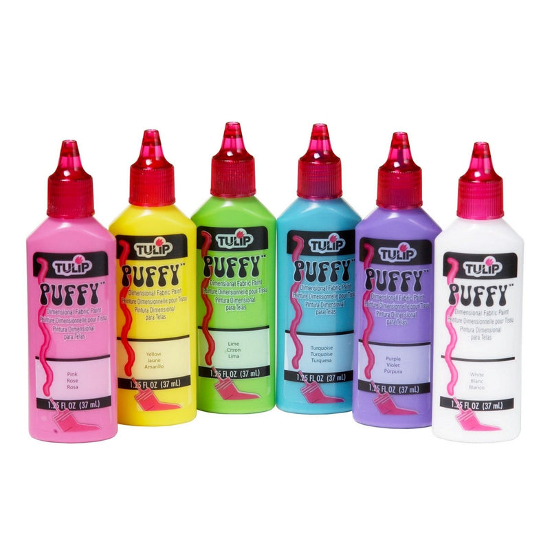 Load image into Gallery viewer, Tulip • 3d textielverf 37ml puffy 6st.
