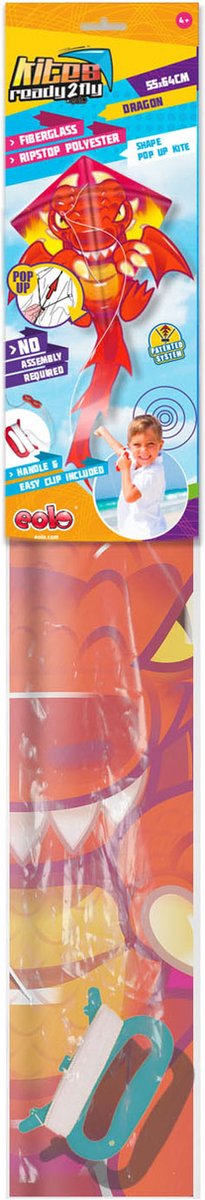 Load image into Gallery viewer, Kites ready 2 fly - pop-up mini nylon vlieger draak
